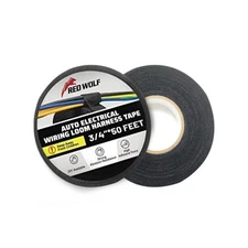 2 Rolls Wire Harness Tape Felt Cloth High Temp Electric Insulation Adhesive Tape