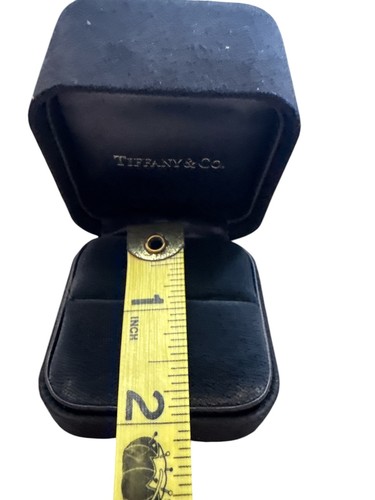 Tiffany & Co. Signature Ringbox Verlobung schwarz Samt (LEERKARTON) - Bild 4 von 7