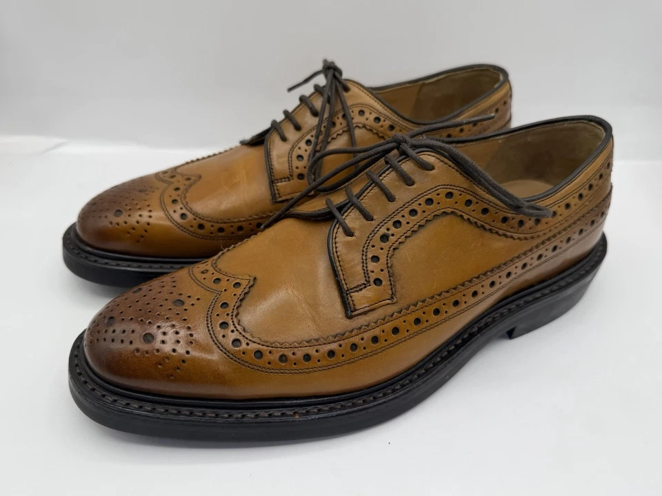 Zapatos para hombre Charles Tyrwhitt talla USA6,5 nogal tostado brogue Oxford Jermyn London Foto 2 de 4