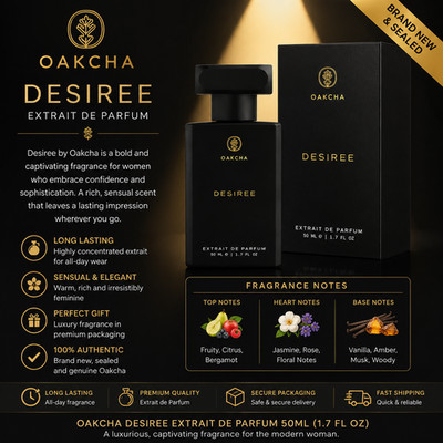Desiree Extrait de Parfum 50ml Luxury Unisex Perfume Long Lasting Fragrance Spra