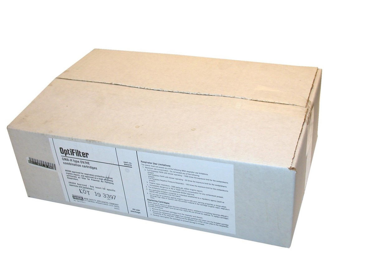 Cartuccia Filtro MSA 10042346 OptiFilter XL HE Per PAPR - Nuova Sigillata