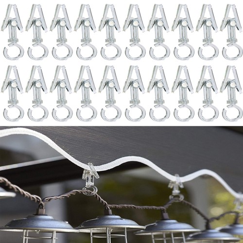RV/Camper/Trailer Clear Klippy Klips/Clips 20 Pack for Awning
