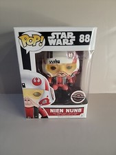 Funko POP! Star Wars - Vaulted/Retired #88 Nien Nunb W/Helmet X-Wing GameStop Ex
