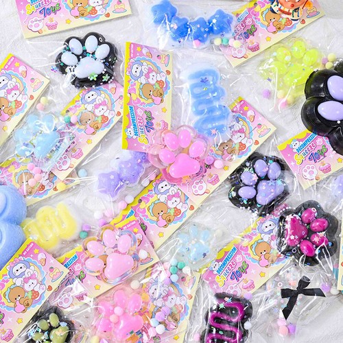 Taba Squishy Cat's Paw NEW Fidget Toy Handmade Mini Kawaii Plush Little Paw - Picture 2 of 43