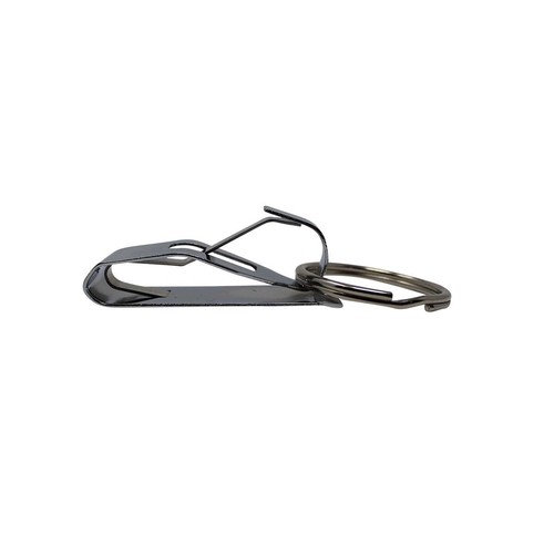 2 Pcs Secure Belt Clip Key Holder w Metal Hook & Heavy Duty 1 1/4" Keychain Ring - Picture 6 of 8