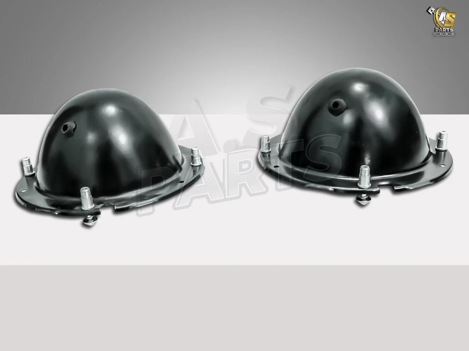 Fit for Willys 46-53 CJ-2A CJ-3A Jeeps Pair Headlight Holding Bucket Set - Image 2 of 4