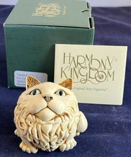 Harmony Kingdom ~ FAT CAT'S MEOW ~ NIB ~ Event ~ Signed & Dated ~ Cat ~ UK Made