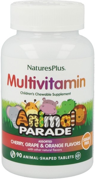 Natures Plus Animal Parade Kindermultivitamin Zuckerfrei 90 Lu (16,22 EUR/100 G)-image