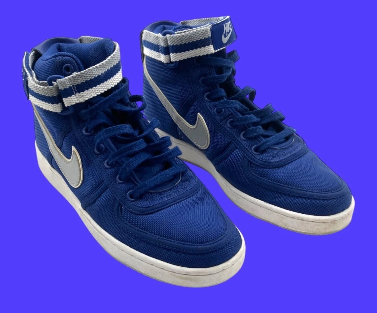 Baskets montantes homme Nike Vandal High Supreme bleu taille 9 à lacets