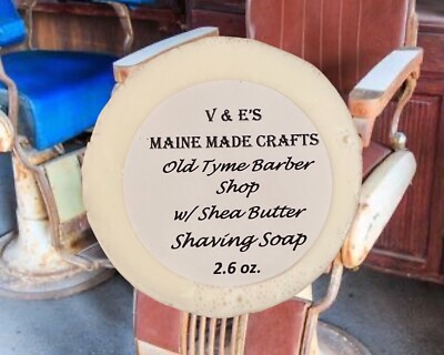 Glycerin shaving soap - Old Tyme Barber Shop with Shea Butter