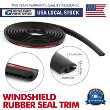 For Volvo Models Car Windshield Weather Seal Rubber Trim Molding Cover 10 Feet For Volvo Models Car Windshield Weather Seal Rubber Trim Molding Cover 10 Feet