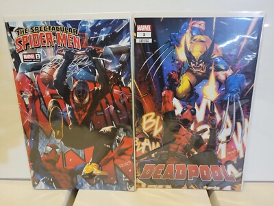Derrick Chew Bundle | Deadpool #1 | The Spectacular Spider-Men #1 | 616 Comics