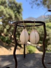 Beautiful Cowrie Shell Earrings-very Lightweight  