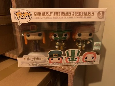 FUNKO POP : PACK DE 3 HARRY POTTER - EXCLUSIVITÉ GINNY, FRED, GEORGE WEASLEY ECC - Photo 1/4