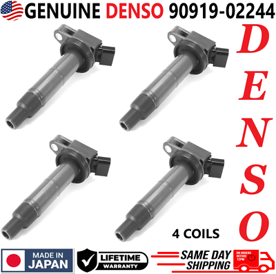 GENUINE DENSO x4 Ignition Coils For 2001-2012 Toyota Lexus