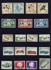 MONACO  Collection of 19 Stamps 1963 SOCCER OLYMPICS 1956 WEDDING GRAND PRIX