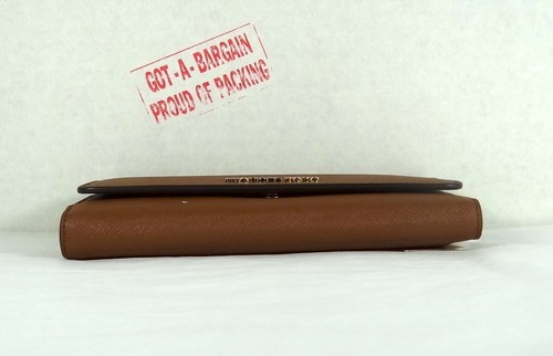 MICHAEL KORS JET SET TRAVEL MK Signature Leather BIG TRIFOLD WALLET - Imagen 46 de 69