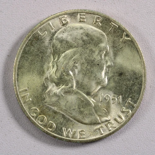 1951-S Franklin Half Dollar - GEM BU