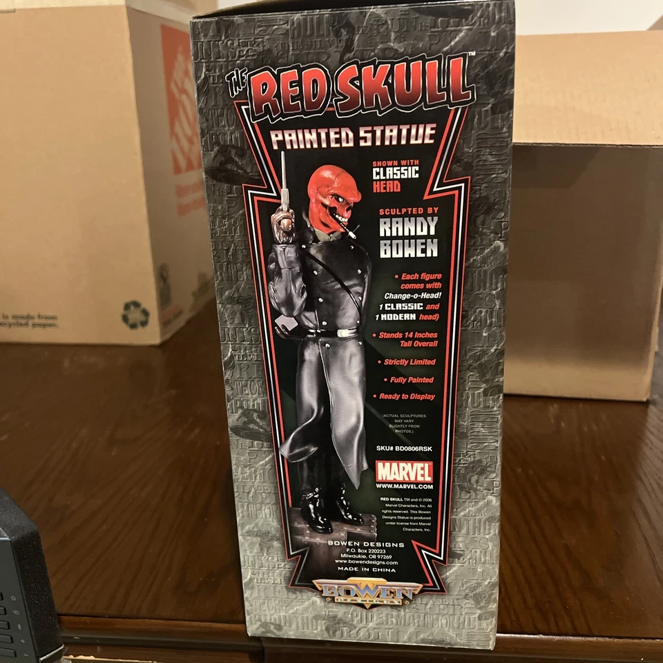 Estatua Calavera Roja Nueva 2006 Bowen Marvel Capitán América #438 Foto 2 de 4