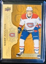 2018-19 Noah Juulsen /299 Engrained Rookie Upper Deck 18/19 UD RC #89 Montreal !