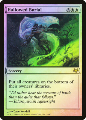 FOIL Hallowed Burial ~ Eventide [ Excellent ] [ Magic MTG ]