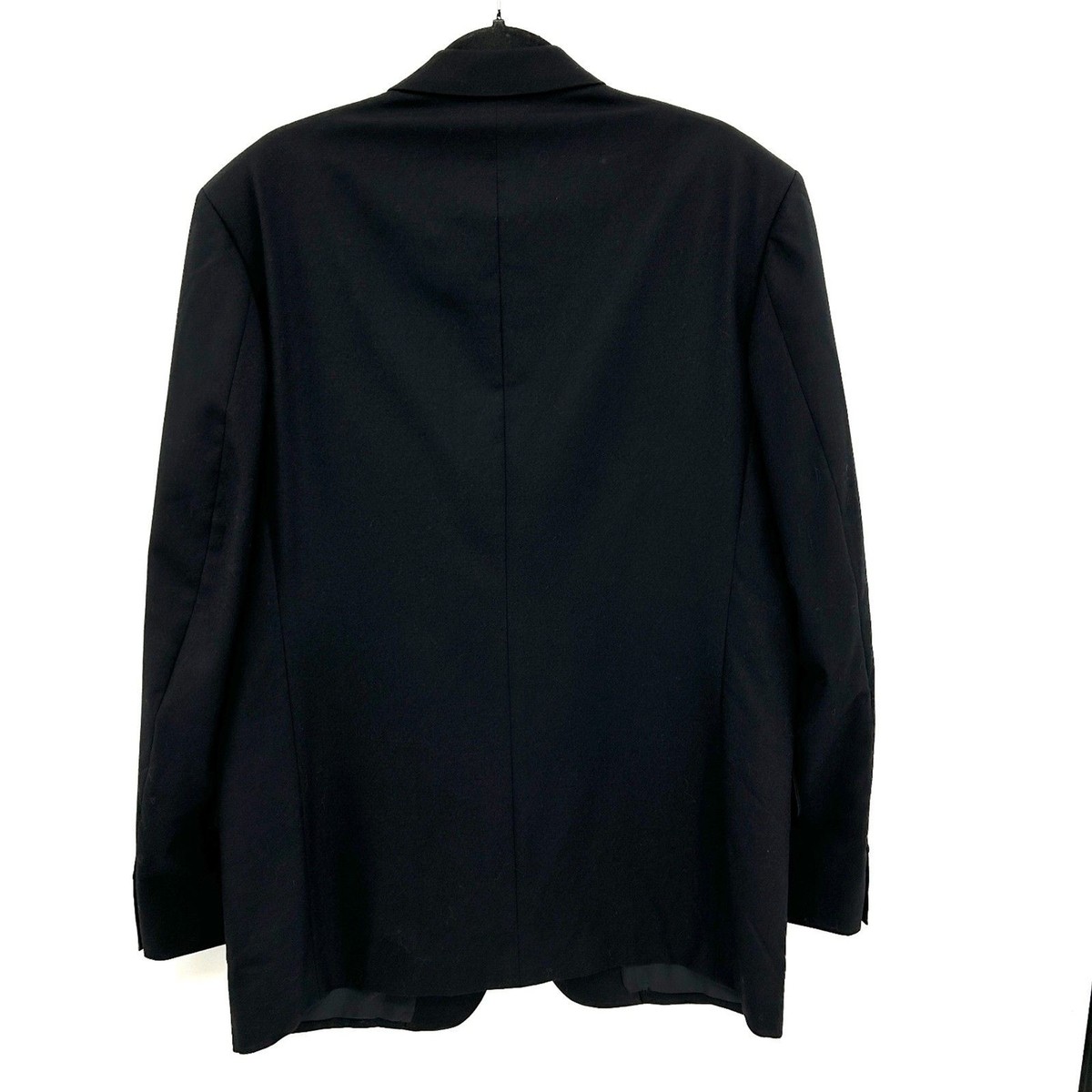ジャケット BALMAIN BLAZERS NOIR PIERRE BALMAIN Paris Black 100% Pure New Wool Tuxedo Blazer