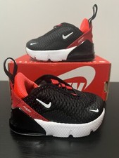 Toddler's Nike Air Max 270 Black/White-University Red DD1646 025 3C TD