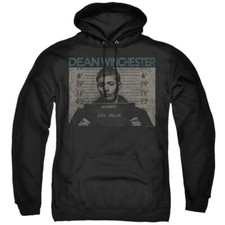 Supernatural Hoodie Dean Winchester Mug Shot Black Hoody