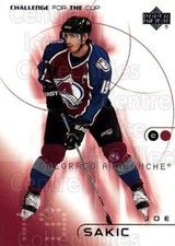 2001-02 UD Challenge for the Cup #17 Joe Sakic