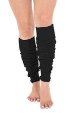 Ladies Leg Warmer Girls Plain Dance 80s Party Fancy Dress Tutu Leg Warmers UK