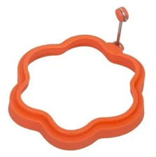 Jumbl Silicone Pancake Flower Mold 1pc - Orange