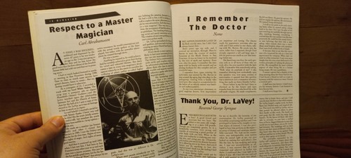 💥THE BLACK FLAME💥VOLUME-6 3&4💥ANTON LAVEY MEMORIAL ISSUE💥SATANISM💥2000💥 - Picture 11 of 12