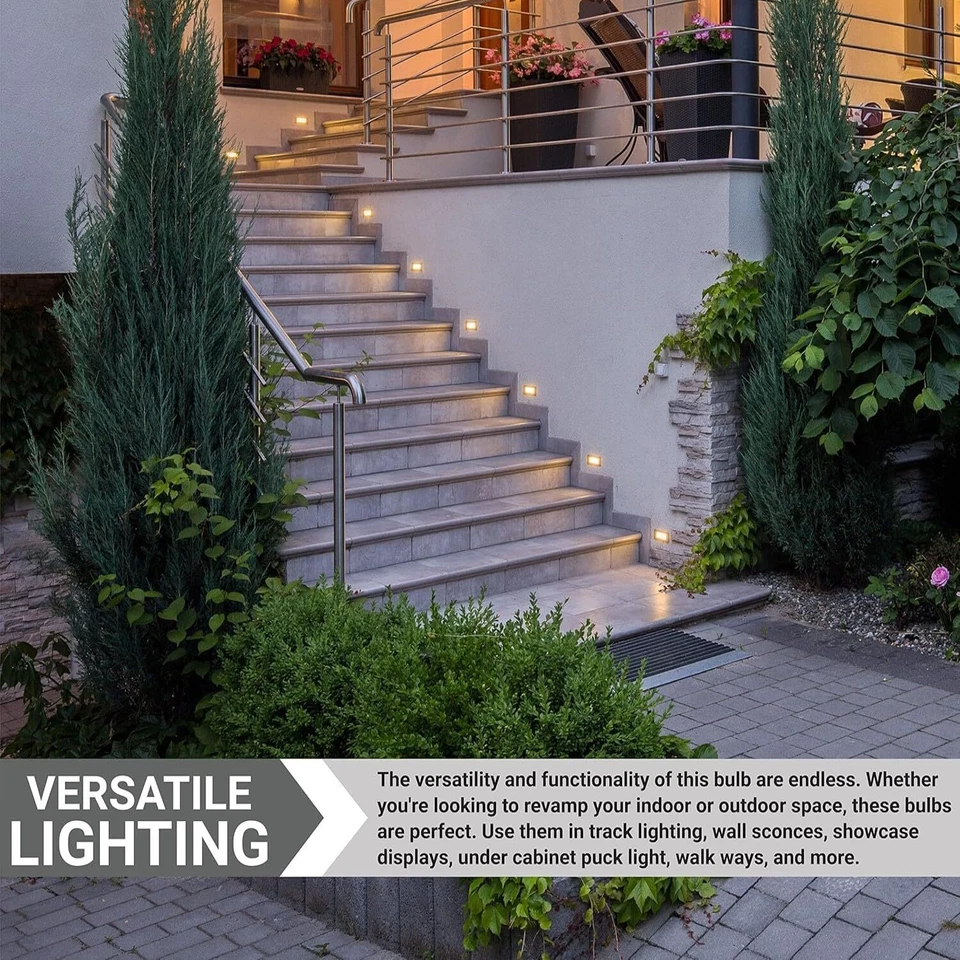 12Pack Single Ended T3.5, GY8 Bi-Pin Clear Glass UV Protected, 3200K, 35W, 300LM - Image 3 of 4