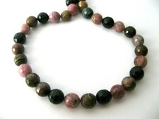 1 Filo TORMALINA MULTICOLOR SFACCETTATO NATURALE 11mm. , lungo cm.39