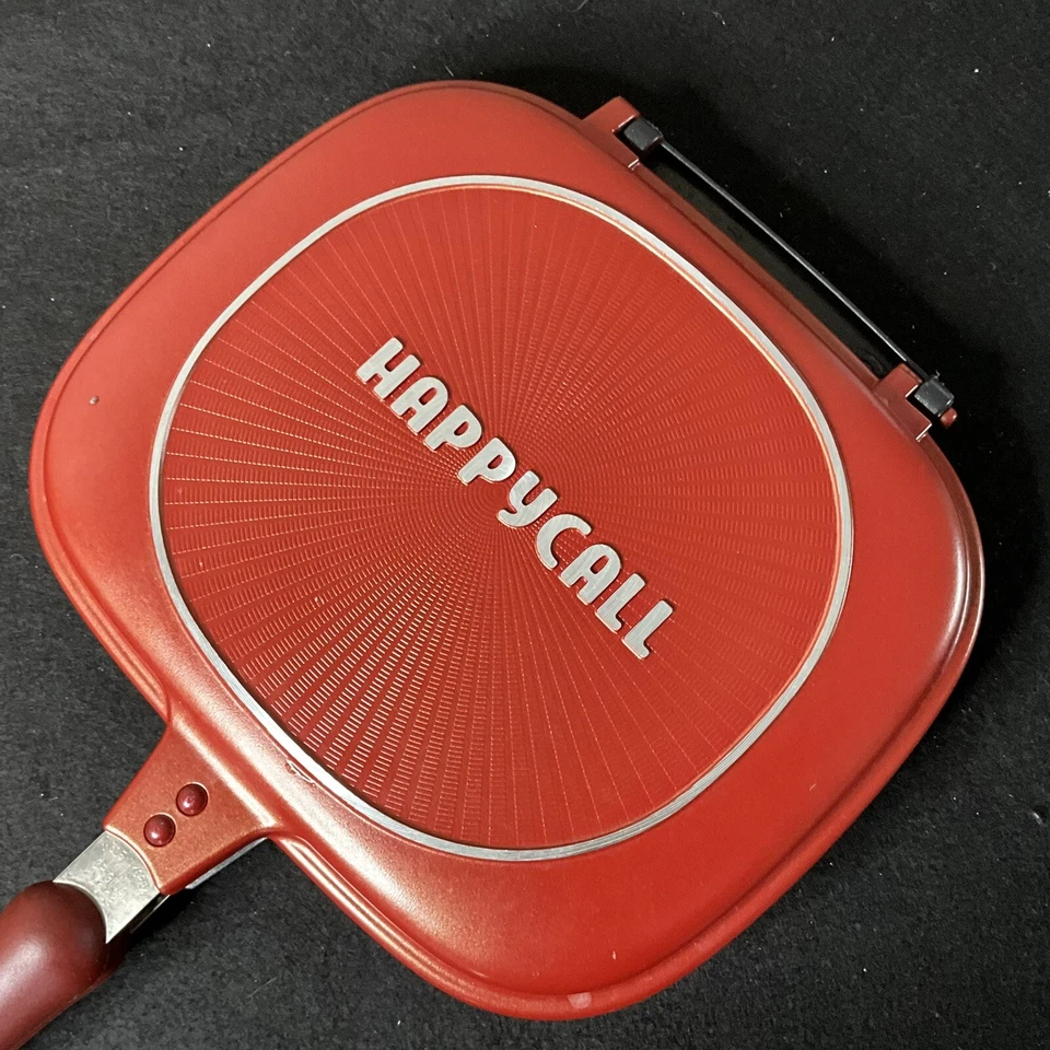 Sartén Happycall Antiadherente Plegable Doble Cara Parrilla Cierre Magnético Foto 2 de 4