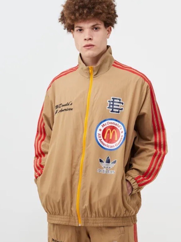 New RARE Adidas x Eric Emanuel McDonalds All American Games Jacket