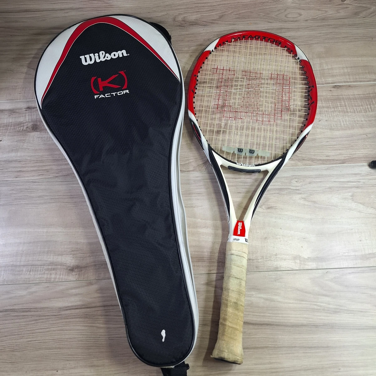 Wilson K Factor K BOLD TENNIS RACKET Racquet 4 3 8 W BAG eBay