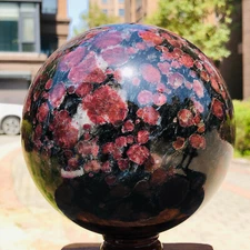 10.38LB Natural Astrophyllite Quartz Crystal"Fireworks Stone"The Ball Heals 1068