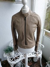 CLOSED Traumhafte Lammlederjacke Gr.S 36 Lederblouson slim warm gesteppt wNeu