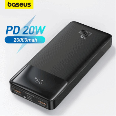 Baseus 10000mAh 30000mAh Power Bank USB C 20W Schnell Ladegeräte Externer Akku