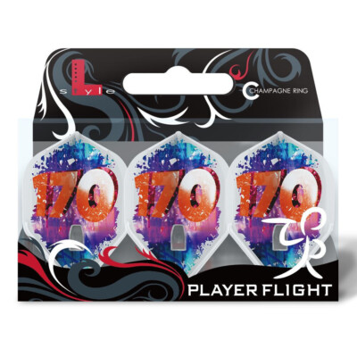 L-style L1Pro Fallon Sherrock ''170'' V4 Flights - Clear White