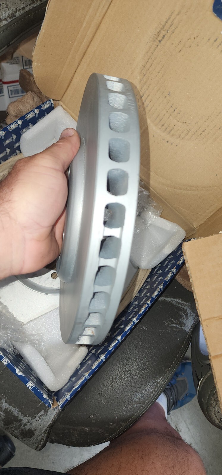 ECP Bentley Rolls Royce Brake Disc Rotors FRONT 69-95 NEW SET UR73278 280mm