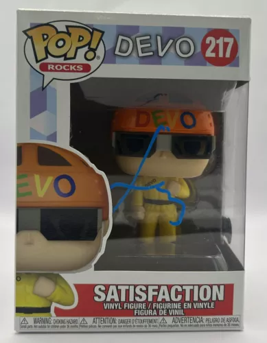 GERALD CASALE SIGNED SATISFACTION DEVO FUNKO POP - BECKETT COA