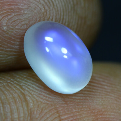 2.01 Cts_Great Electric Blue Shadow_100 % Natural Unheated Blue Moonstone_India
