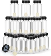 Bonerwhite Clear Bottle Wool Daubers with Ball Brush 120Ml/ 4Oz Applicator Bottl