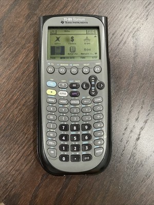 Texas Instruments TI-89 Titanium Plus Graphing Calculator With Cover  Tested 