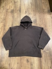 VTG 90s Nike Faded Black Center Swoosh Hoodie Sweatshirt Size XL USA Made