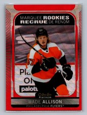 2021-22 O-Pee-Chee Platinum Marquee Rookies WADE ALLISON #233 Red Surge RC
