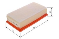 Bosch Luftfilter F 026 400 433 FüR CitroËN Peugeot DS