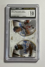Paul Molitor & Dave Winfield Autographed 2022 Topps Dynamic Duals CGC 10/10